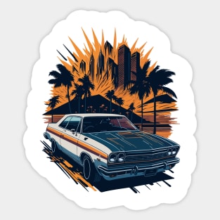 Chevrolet Malibu Classic Car Sticker